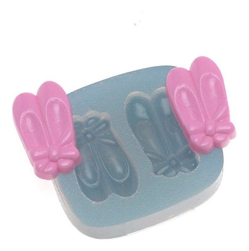 Molde De Silicone 326 - Sapatilhas Ballet Peq - Balé - Bebê 