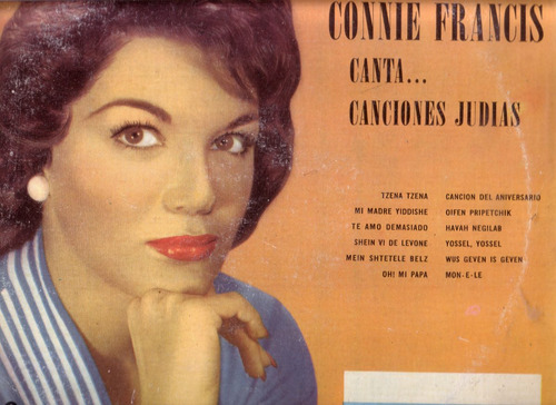 Connie Francis Canta Canciones Judias Idish Hebreo Lp Pvl