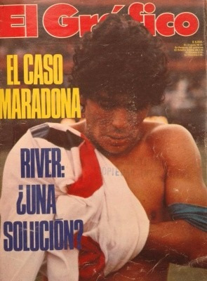 El Grafico 3161 Maradona Camiseta De River