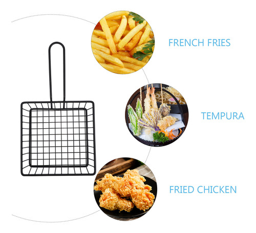 Cesta De Almacenamiento De Patatas Fritas Con Soporte Para A