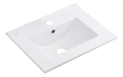 Placa Lavamanos Sobreponer Blanco 41cm