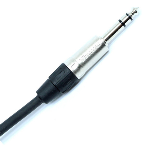 Kit 4 Cabos Extensão Fones P10 Fêmea X P10 Macho Estéreo 10 M + 4 Adaptadores P10 X P2