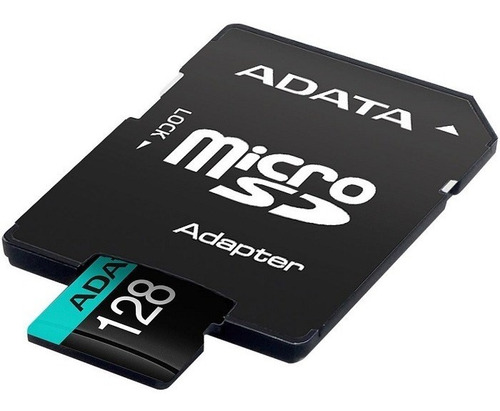 Tarjeta De Memoria Adata Ausdx128gui3v30sa2-ra1 Ausdx128gui3v30sa2-r Premier Pro Con Adaptador Sd 128gb