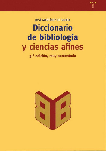 Dic,bibliologia Y Ciencias Afines 3ªed - Martinez De Sousa,j
