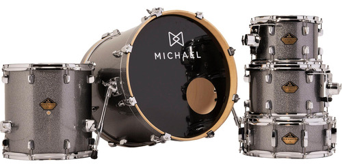 Bateria Brg Bright Grey Kit Michael Legacy Birch 22 Dmb522
