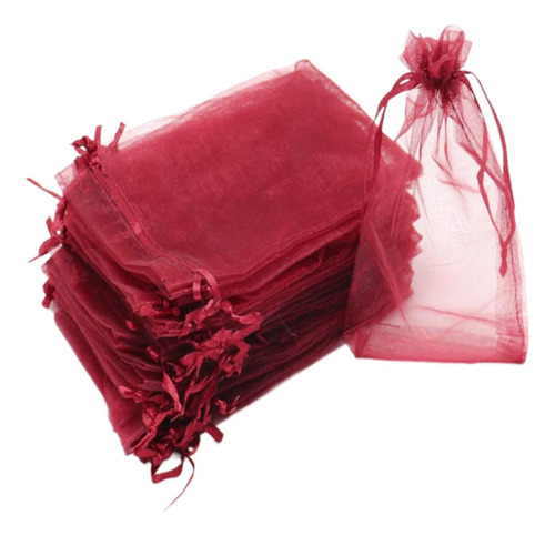 100x Bolsas De Regalo De Navidad Bolsas De Con Cordón