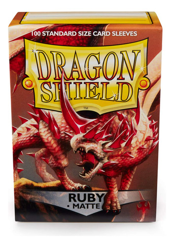 Arcane Tinmen Mangas: Dragon Shield Matte Ruby (100)