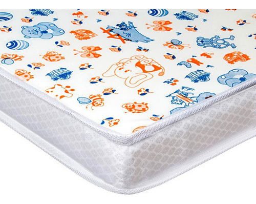 Colchão De Berço Espuma D18 Impermeável 130x0,70cm Modelo Americano NELoja