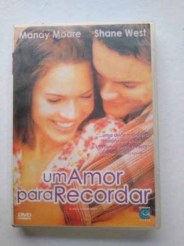 Um Amor Para Recordar Dvd Original Usado