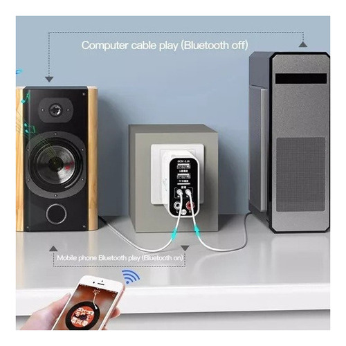 Transmisor Y Receptor Bluetooth Y Adaptador De Audio