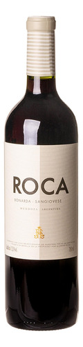 Vinho Roca Bonarda - Sangiovese Tinto 750 Ml - Kit 06 Un