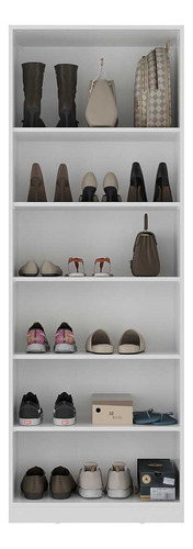 Sapateira Armário Multiuso 187cm Vertical 1 Porta 100% Mdf