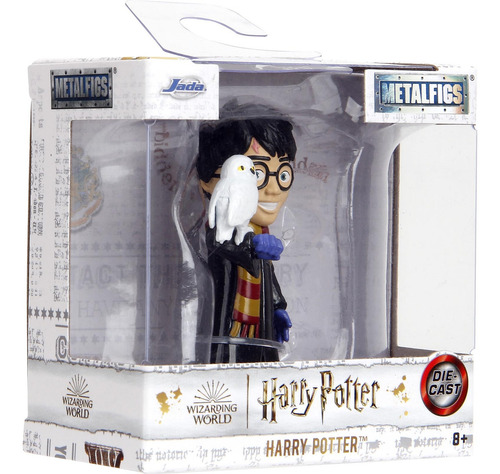 Boneco - Harry Potter C/ Coruja Edwiges - 2,5 - Metalfigs J