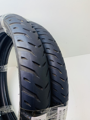 Pneu Dianteiro Pneu Traseiro 100/80/18 80/100/18 Cod 1456 (Usado)