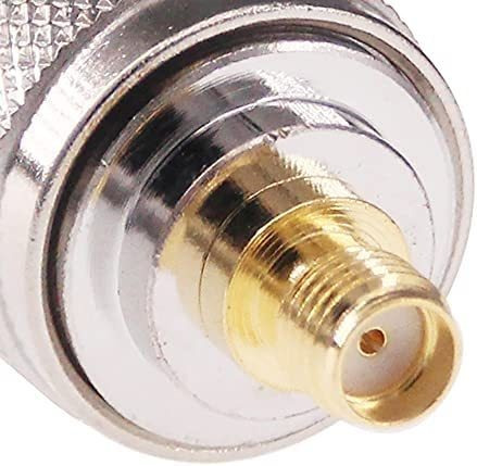 Conector Rfaha F41-2 N Macho A Sma Hembra Rf Coaxial -plata