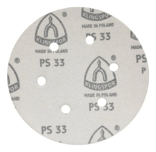 Kit 10 Disco Lixa Hookit Ps33 150mm Roto Orbital #40 6 Furo Quantidade De Cascalhos 40