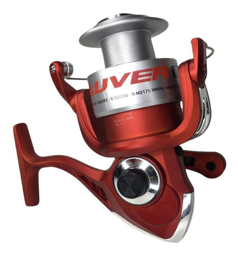 Reel frontal Waterdog Sauver 7002 derecho/izquierdo color rojo