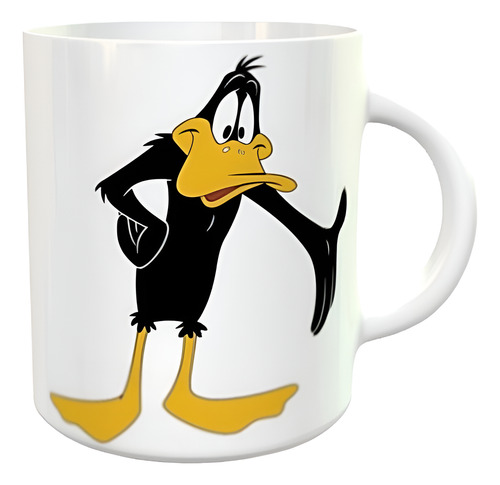 Taza Cerámica Sublimada El Pato Lucas Looney Tunes Mermelada Blanco El Pato Lucas Looney Tunes D2