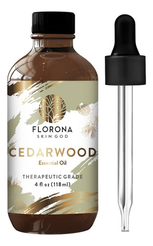Florona - Aceite Esencial De Cedro Puro, Natural Y De Grado