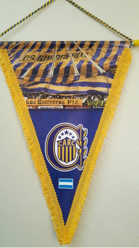 Banderin De Futbol Del Club Rosario Central