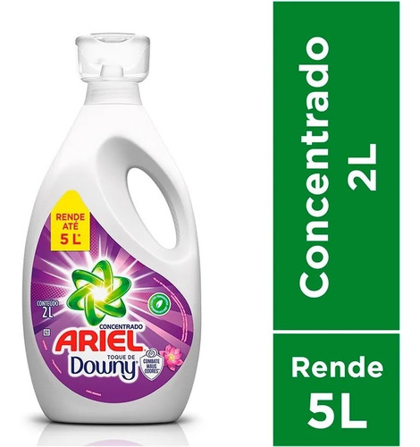 Kit 3x Sabão Líquido Concentrado Ariel C/ Toque De Downy 2lt