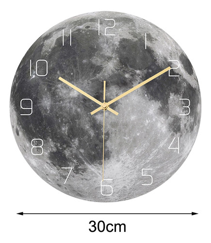 Reloj De Pared Luminoso De 12 Pulgadas Relojes Decorativos