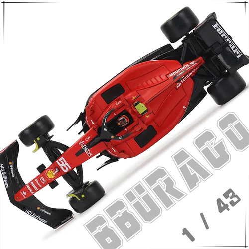 Bburago Ferrari Sf23 #55 F1 Carlos Sainz 2023 Fiat 1/43