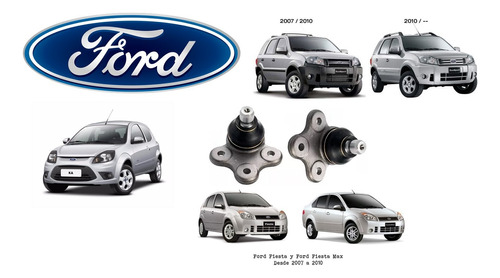 Kit X2 Rotulas Suspension Ford Ka 08/13 Fiesta Ecosport 3/10