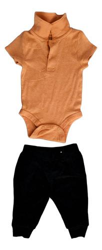 Conjunto Set 2 Pz Pañalero Y Pants Niño 3 Meses Multi Marca