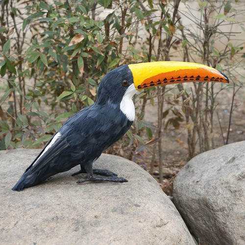 Tucán De Pájaro De Pluma Realista Hecho A Mano Para