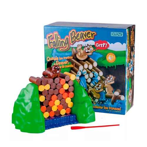 Falling Beaver El Castor Juego De Mesa Original De Ditoys