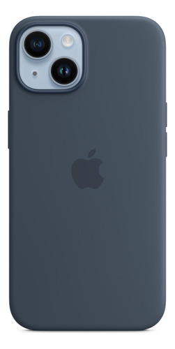 Funda De Silicona Para Iphone Azul Marino Iphone 14 / 13