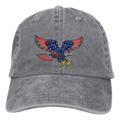 American Eagle Hat Gorra De Béisbol Para Mujeres Hombres Gri