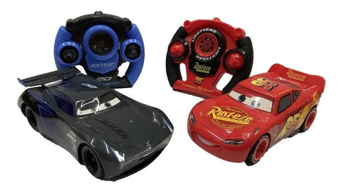 Carro Control Remoto Rayo Mcqueen Y Jackson Storm  2 Piezas