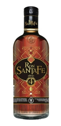 Ron Santafe Añejo Botella 750ml - mL a $73