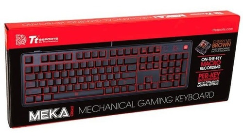 Teclado Gamer Mecanico Thermaltake Meka Pro Cherry Blue