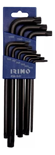 Juego De 9 Llaves Torx Irimo Inviolable Tr10-50 Irimo