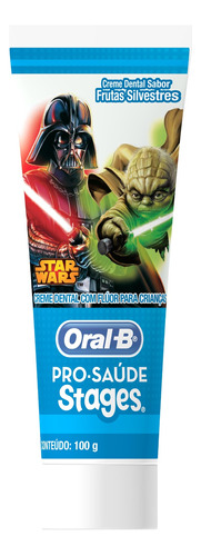 Pasta de dentes infantil Oral-B Pro-Saúde Star Wars Stages  em creme 100 g