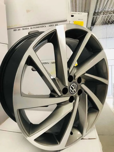 Rodas Volkswagen Polo 2018 Aro 15 5x100 (jogo) + Bicos