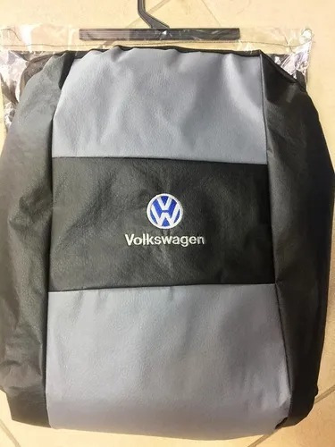 Imagen 2 de 6 de Fundas Cubre Asiento Vw Gol Trend Cuerina Automotor Gris