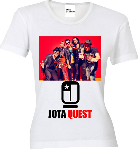 Imagem 1 de 8 de Camiseta, Baby Look, Regata Ou Almofada Jota Quest