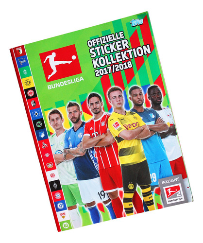 ¬¬ Álbum Fútbol Alemania 2017 - 2018 Topps Completo Zp