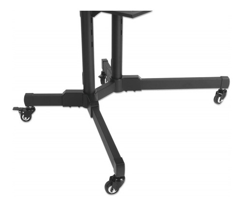 Imagen 5 de 6 de Soporte Manhattan 461238 de piso para TV/Monitor de 37" a 70" negro
