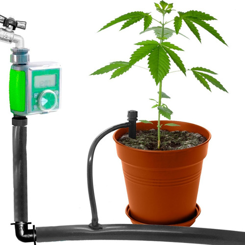 Kit Riego Automatico Indoor Box 30 Plantas Cultivo Growflex