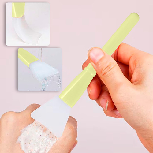 Kit De 3 Brochas De Silicón Para Aplicación De Mascarillas Cremas Sérums O Maquillaje Suaves Higiénicas Y Reutilizables Ideales Para Rutina De Skincare Diario O Profesional Diler Color Variado