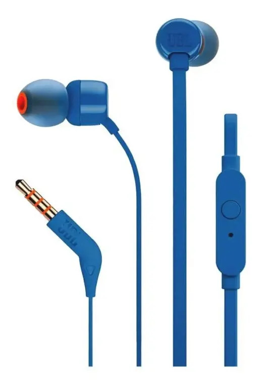 Audífono in-ear inalámbrico JBL Tune 110 JBLT110 azul