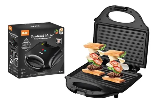 Plancha Sandwichera Grill Electrica Tostador Pan Multiuso