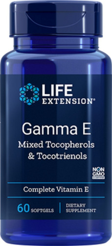 Tocoferoles y tocotrienoles Gamma E 60 cápsulas blandas Life Extension