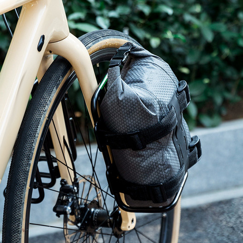 Estante De Horquilla Delantera Para Bicicleta Con Bolsa De