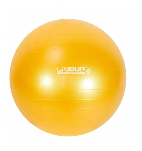 Bola Suiça Pilates Liveup 75cm Amarela Premium Ls3221 75pr